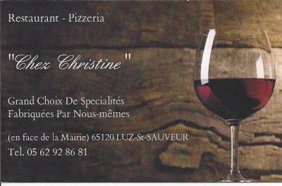 retaurant chez christine luz saint sauveur